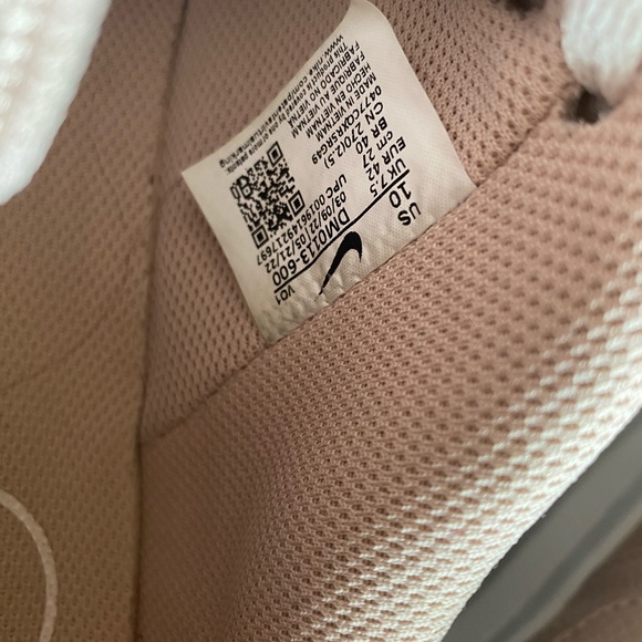 Nike Court Vision Alta platforms sz 10 NWOT light pink - Picture 4 of 5